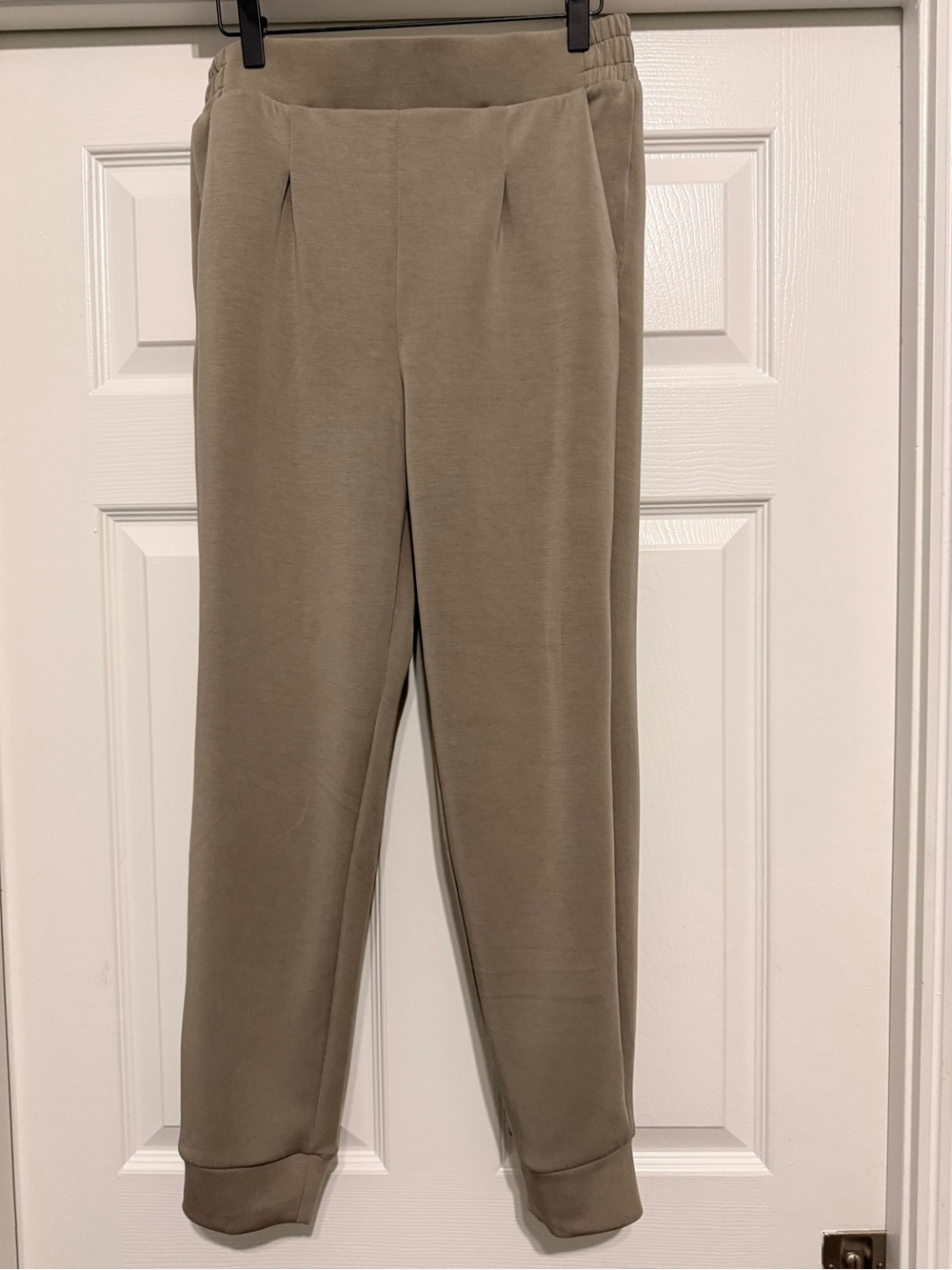 Avia Taupe Pull-On Track Pants